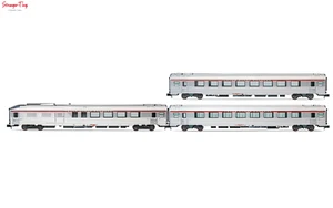 Arnold SNCF TEE Cisaplin Milan-Paris Coach Set Silver (3) IV N Gauge - Picture 1 of 1