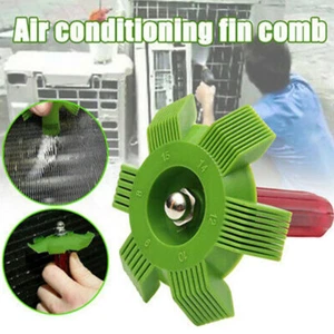New Chic Heat Dissipating Fin Comb Cleaning A/C Condenser Coils Brush Condenser - Picture 1 of 12