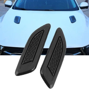 2 Stück Motorhaube Lüftung Flügel Abdeckung Blende für Land Rover Range Rover Evoque 2012-2018 - Bild 1 von 15