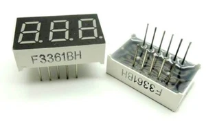 Display LED Digitale 3 Cifre Anodo Comune 0.36 Pollici - Foto 1 di 1