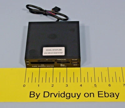 NEW iMicro INTAIPL35B 3.5" All-In-One USB 2.0 Card Reader / Writer NEW - Image 1 of 4