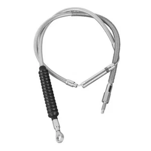 Stainless Steel Clutch Cable 51" Long Fits Harley FLHTC FXRC FLT FLTC 1983-1987 - Picture 1 of 3