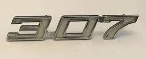 1969 1970 1971 1972 Chevrolet Camaro Chevelle 307 Right Fender Nameplate Emblem - Picture 1 of 3