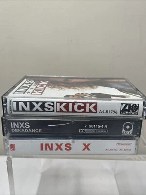 INXS Lot Of 3 Kick - Dekadance - X Tested Cassettes - Image 1 of 4