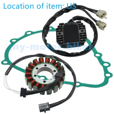 Magneto Stator+Voltage Rectifier+Gasket for Kawasaki ZX636 Ninja ZX-6R 2005-2006 - Image 1 of 4