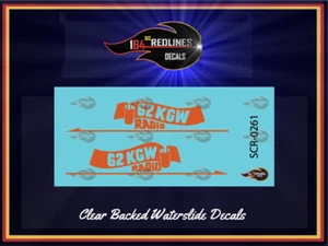 1/64 Redline 'Super Van 62 KGW Radio' Decal SCR-0261 - Picture 1 of 4