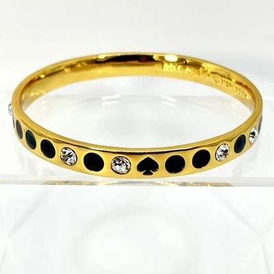 "Brazalete brazalete Kate Spade New York - Spot The Spade cristal esmaltado 0,25"" ancho" Foto 1 de 4