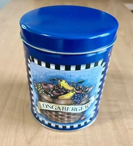 Vintage Longaberger Collectors Tin Brenda Nippert 1992 never used collectors - Picture 1 of 4