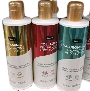 3 NEW b*pure Collagen Vitamin C & Hyaluronic Acid Body Lotion Set Skin Care - Picture 1 of 1