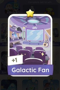 Galactic Fan - Monoply Go Sticker Fast Sending!! - Picture 1 of 1