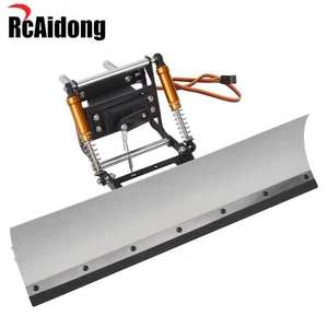 1/10 Aluminum Snow Shovel Plow Blade for Axial SCX10 SCX10 ll Traxxas TRX-4 - Picture 1 of 11