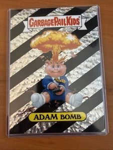 Garbage Pail Kids GPK GIANT 5x7 Art Prints Series 1 ADAM BOMB Chrome FOIL 73/92 - Picture 1 of 5