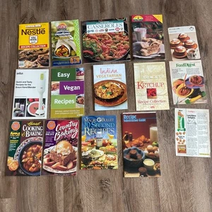 Vintage Lot Recipe Booklets Cookbooks Cook Book Name Brand Nestle Heinz Baking P - Picture 1 of 9