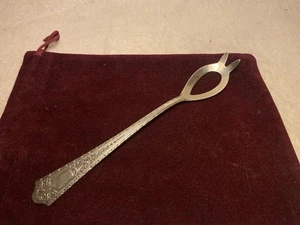 Vintage Manchester 925 Sterling OLIVE Spoon Fork Spork - 6 1/4” - Picture 1 of 9