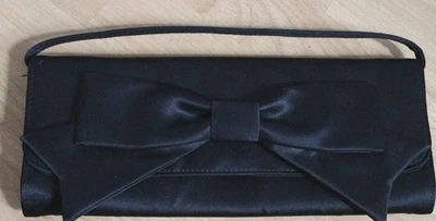 Hollywould для Target черный атласный вечер застежки с черный атласный бант и ручка - Изображение 1 из 4