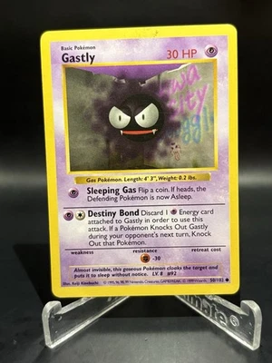 Pokémon TCG Base Set Gastly Shadowless Card 50/102 Common - Image 1 of 2
