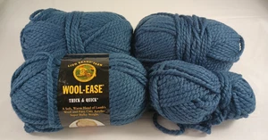 3 hilados de lana marca Lion fácil y rápido DENIM azul giro 6 oz 106 yardas - Imagen 1 de 5