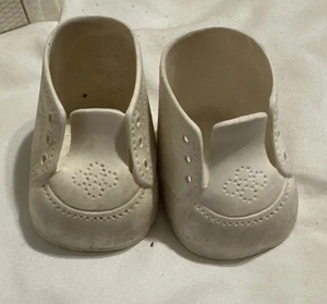 Vintage Cabbage Patch bambini bambola bianca cravatta stringata scarpe sneakers senza lacci spedizione gratuita - Foto 1 di 1