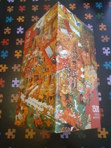 🧩 Lustiger Bauernhof 1500 Heye Puzzle komplett 80x60cm - Bild 1 von 4
