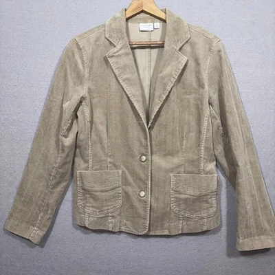 Blazer Sonoma Elástico Pana Bolsillo Medio Retro Ligero Academia Indie Neutro  Foto 1 de 4