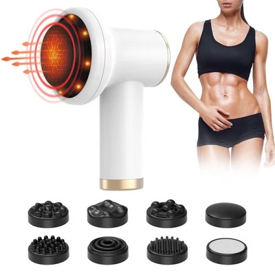 Massageador corporal relaxamento profundo - 9 modos 8 cabeças sem fio celulite SPA presente - Imagem 1 de 4