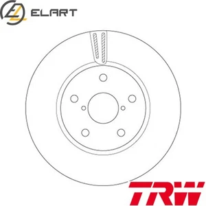 2x BRAKE DISC DF6727S FOR SUBARU LEVORG/LEGACYVI FB20B/FB20A 2.0L FB16 1.6L 4cyl - Picture 1 of 6