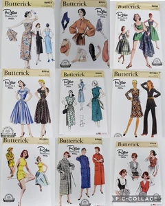 BUTTERICK UNCUT U-PICK Retro Misses & Plus Size Sewing Pattern 1950s 1960s 1970 - Picture 1 of 21