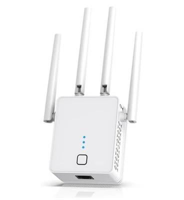 WiFi Extender, 2024 Fastest WiFi Booster 1200Mbps Dual Band (5GHz/2.4GHz) - Image 1 of 3