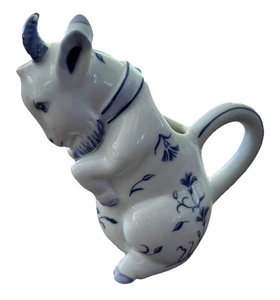 Country Friends Franklin Mint Goat Creamer Pitcher by Hallie Greer 1986 - Picture 1 of 5