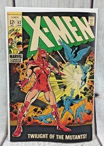 X-Men #52 Marvel (1969) Erik el Rojo “¡Crepúsculo de los Mutantes!” - Imagen 1 de 8