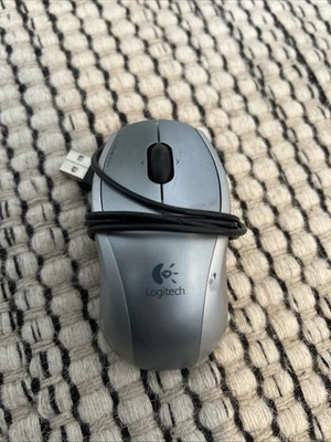 Logitech M-UAL120 Wired Laser Mouse Silver - Image 1 of 2