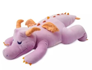 Disney Store Epcot Figment Purple Dragon Cuddleez Plush 25" Pillow Brand New - Picture 1 of 2