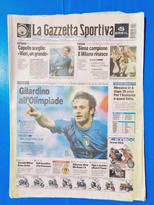 GAZZETTA DELLO SPORT 6 JUNI 2004 MONTEPASCHI SIENA BASKETBALL-ABZEICHEN - MESSINA - Bild 1 von 1