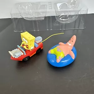 Radio Shack Zip Zaps Micro RС Car W/ Spongebob Squarepants And Patrick No Remote - Picture 1 of 9