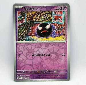 Gastly Reverse Holo 092/165 Common Scarlet and Violet 151 Pokemon TCG - Picture 1 of 2