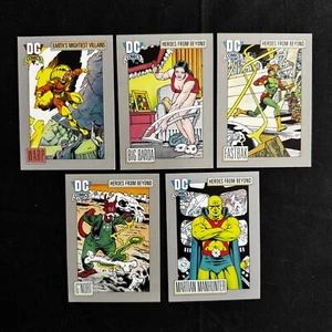 1992 Impel DC Comics Cosmic Lot of 5 Warp Big Barda G'nort Martian Manhunter - Bild 1 von 2