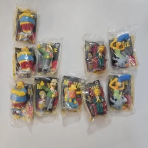 NIP 2007 Burger King The Simpsons Movie Talking Toys Lot Of 10, Duplicates - Picture 1 of 5