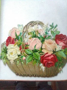 5 LOT Vintage Galerie Grafik viktorianische Rosen Sammelalbum Stanzformen sehr schön - Bild 1 von 9
