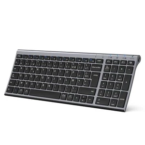 iClever Wireless Bluetooth Keyboard Multi-Device Wireless Keyboard with 3... - Picture 1 of 7