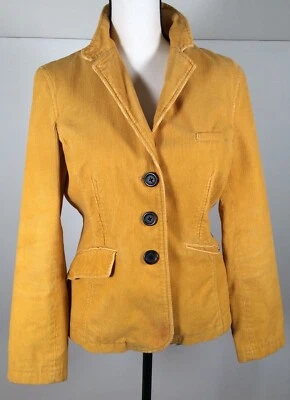 Blazer Gap Mujer 8 ORO AMARILLO MOSTAZA FORRADO 3 BOTONES ACADEMIA PREPPY Foto 1 de 4