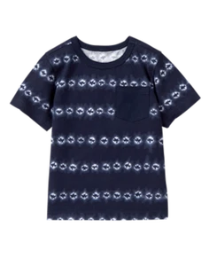 *NEW* Gymboree navy blue with stars short sleeve shirt boys size 12 - Picture 1 of 5