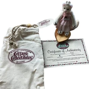 Ganz Cottage Collectibles 3" Miniature "Tutu" Ballerina Cat Mary Holstad Bag COA - Picture 1 of 10