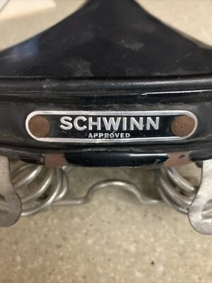 Sillín Touring Original Vintage Aprobado Schwinn Asiento Remachado 60’-70 Run-a-bout Foto 1 de 4