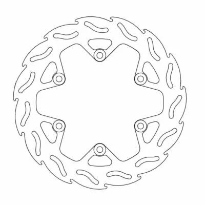 Ducati MONSTER 800 S2R 2005-2007 Moto Masters Flame Rear Brake Disc - Image 1 of 4