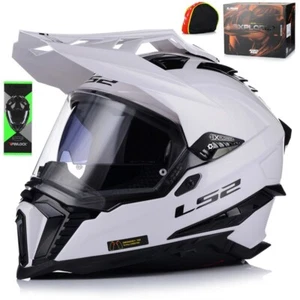LS2 MX701 Explorer Cross Quad ATV Helm + Pinlock Visier 22.06 Weiß XS-3XL - Bild 1 von 14