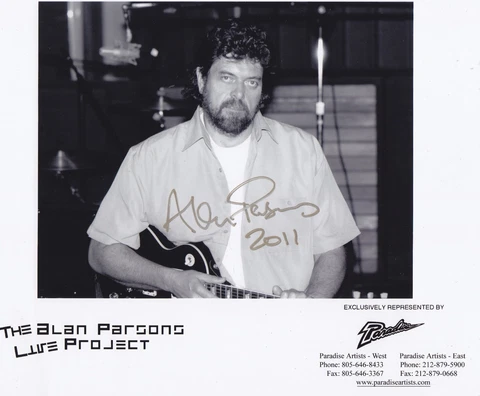 Alan Parsons Beatles & Pink Floyd engineer signed photo Cover