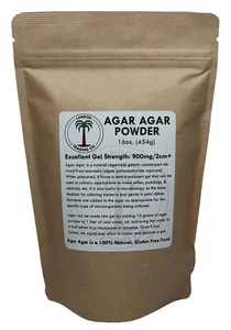 Agar Agar Powder - 16 Ounces (1 LB) - All Natural Seaweed - U.S. Seller!!! - Picture 1 of 9