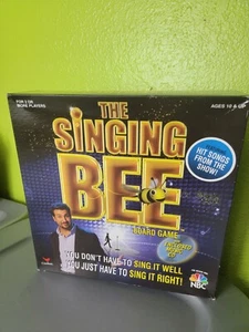 2007 NBC The Singing Bee Board Game with Music CD Open But Unused  - Picture 1 of 7