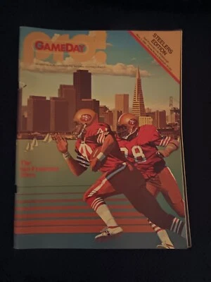 Gameday Program Steelers edition vs San Francisco 49ers November 1, 1981 NFL  - Image 1 of 4