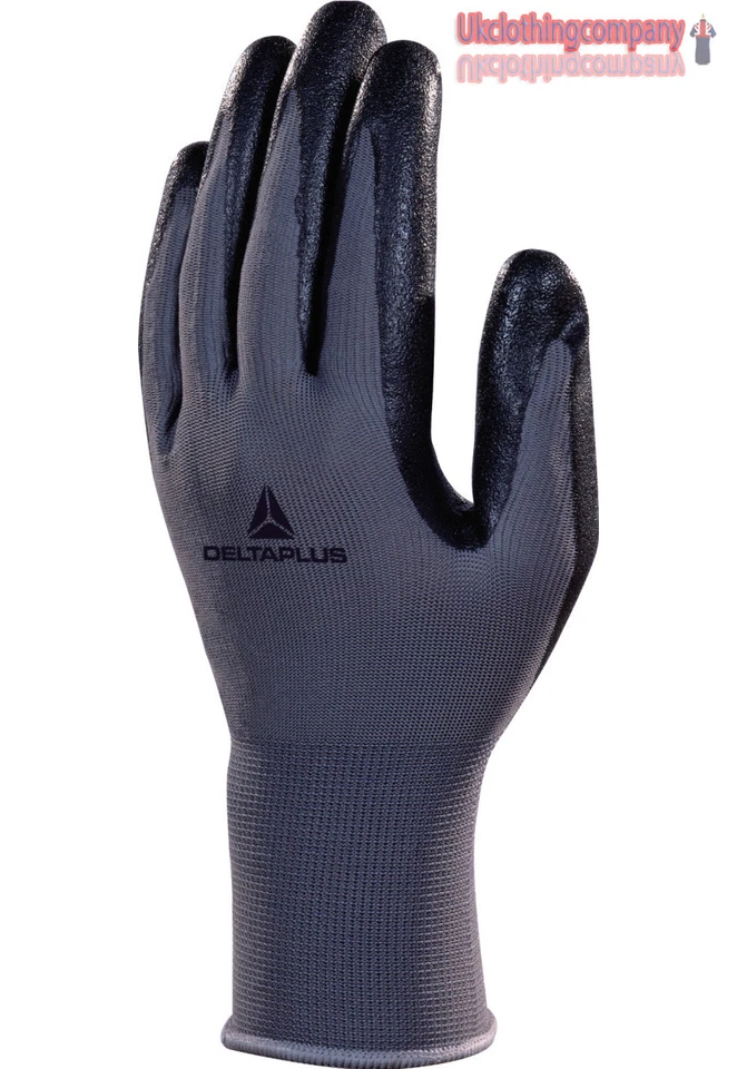 Deltaplus Knitted Workwear Safety Mechanical Nitrile Foam Protective Gloves - Image 1 of 1